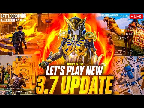 🔴LIVE - BGMI 3.7 UPDATE RANK PUSH ft. MADARAYT #bgmi #pubgmobile #shortslive