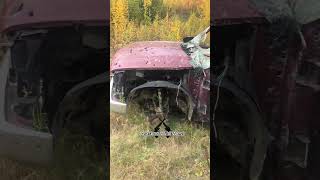 @WildWest of Alaska: Just another abandoned car in the last frontier 🚗🌄