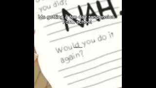 Sure why not meme #meme #10daysuspension #small #surewhynot #340subs #ihateshcool