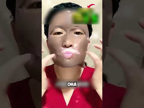 Она покрыла лицо гигантским слаймом   итог шокирует! 🤯