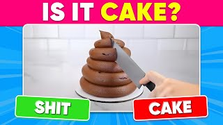 REAL or CAKE Quiz? ✔️🍰❌ 99% Can't Get Them Right! Is it Cake?