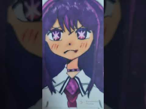 Ai hoshino drawing #anime #jpop#oshinoko#aihoshino #art#alcoholmarkers#watercolor#shorts#foryou