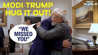 Modi-Trump Meet | 'Missed You A Lot' Says Trump To PM Modi While Greeting Him With A Hug