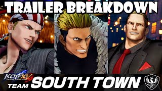 Team South Town Full Trailer Breakdown - Billy, Yamazaki, Geese Howard - The King of Fighters XV