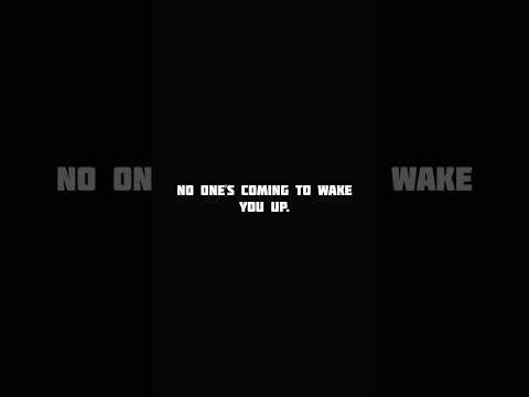 Nobody’s coming. #motivation #mindset #stayfocused