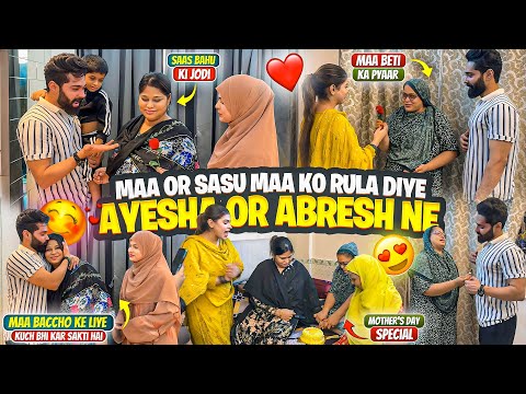 Maa Or Sasu Maa Ko Rula Diye Ayesha Or Abresh Ne 🥹| Saas Bahu Ki Jodi Ho | Fokats | Abresh & Zeeshan