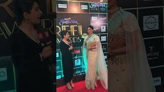Bhumi Pednekar Turns Heads At The Showsha Reel Awards In This Angelic White Ensemble! | #shorts