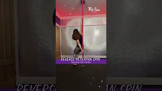 Reverse Peterpan Spin #poletricks #spinningpole #polefitness #poletutorials #polelessons
