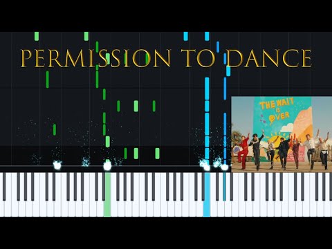Permission To Dance BTS Piano Tutorial