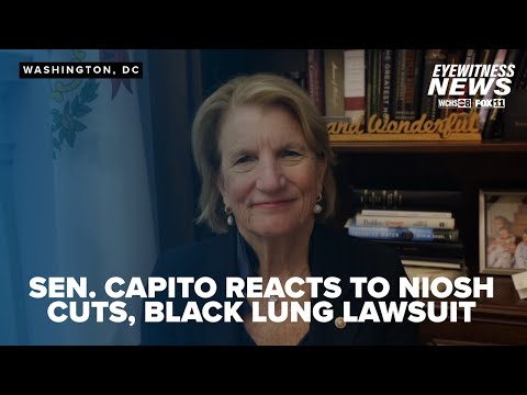 Sen. Capito reacts to cuts NIOSH cuts, lawsuit from coal miner diagnosed with black lung