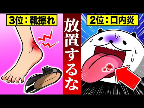 【要注意】放置すると人生終わるケガ5選【アニメ】