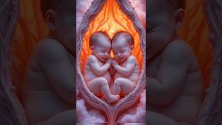 😍 Lovely twins babies inside the womb ❤️ #shorts #baby #twins #twinbabies #cute @babylovee-l7l