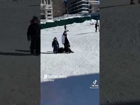 Funny Fail in Snow - Kids falling down #funny #kids