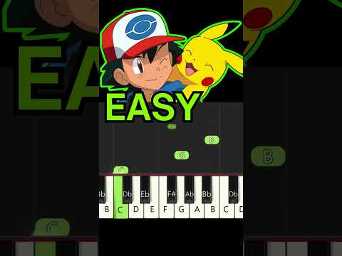 Pokemon Lavender Town EASY piano tutorial