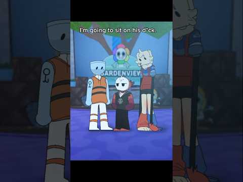 Goob in adolescence - Animation moments - Finn, Goob and Shrimpo #dandysworld #angryhugs #angryfish