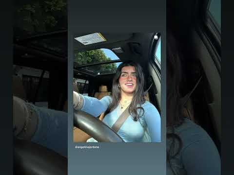 NEW: Happy Angelina Jordan behind the wheel #angelinajordan #reaction #new #viral #beautiful #viral