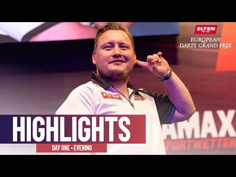 RIDING THE WAVE! 🇩🇪 | Day One Evening Highlights | 2025 European Darts Grand Prix