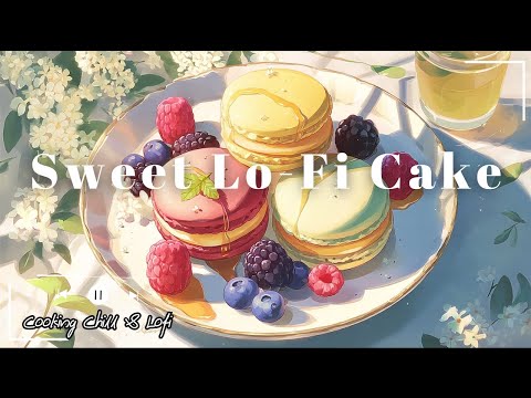 Lofi Guitar & Sweet Baking Vibes 🌼 | Relaxing Playlist with Flowers for Cozy Cooking Moments