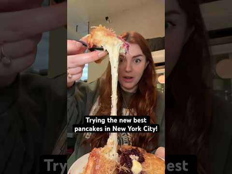 Trying the new best pancakes in New York City! #NYC #Eating #Foodie#Pancakes #LebaneseFood #Shawarma