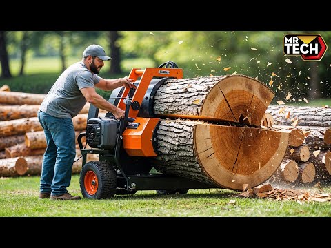 30 Mind-Blowing Firewood Processing Machines in Action! | Homemade Modern Chainsaw Machines #35