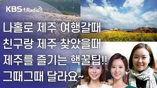 [라디오 전국일주] 나홀로 제주 여행갈때 친구랑 제주 찾았을때 제주를 즐기는 핵꿀팁!!  그때그때 달라요~(10월28일)