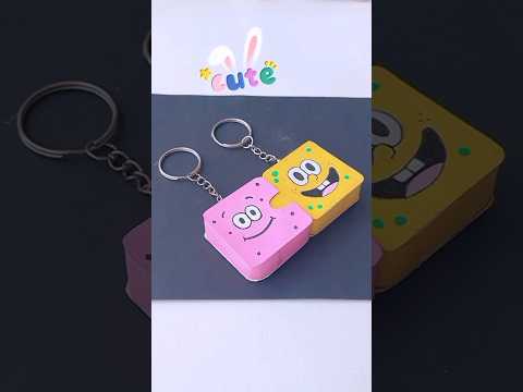 DIY BFF keychains 💝 #shorts #diy #tonniartandcraft #love #craft #art