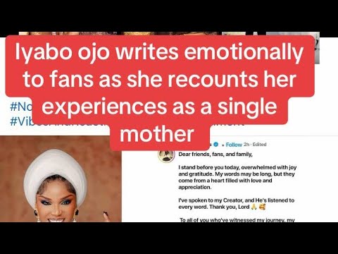 Iyabo Ojo emotionally recounts her experience as a single mother || Jux and Priscilla #jp2025 #jux