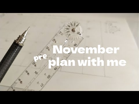 (pre) Plan with me November