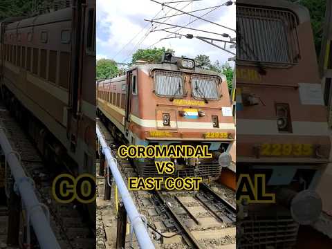 Parallel Race Coromandol Vs East-cost Express 🚂🚂 #shorts #viral #travel #youtubeshorts #train