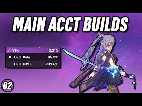 Keqing but she's built for normal attacks | Main Account Builds
