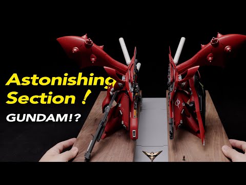 GUNPLA CUSTOM BUILD - I Build an Astonishing Section for Char’s Mobile Suit NIGHTINGALE [HG 1/144]
