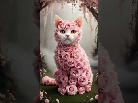 Rose kitten #catlovers #cat #rosecat #shortfeed