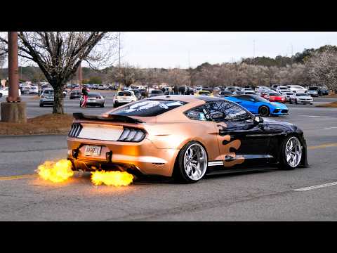 Atlanta Caffeine & Octane | Looking like a Forza Horizon Server, Cars Cruising In | March 2025