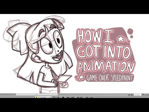 How I Got Into Animation - "Game Over" speedpaint