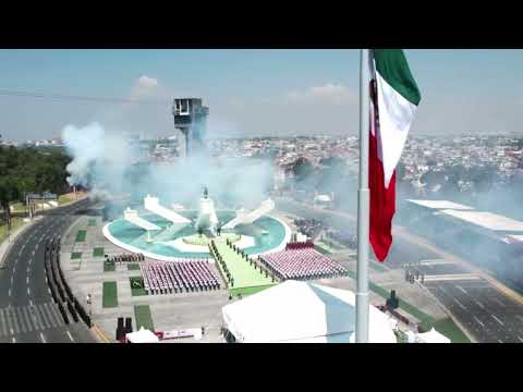 Mexican National Anthem on the 163rd Anniversary of the Battle of Puebla
