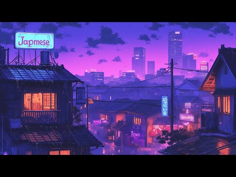Lofi Hip Hop Beats ➕ Nostalgic Vibes & Retro 1980s & 90s Japanese Town Ambience 🌆 Lofi Rain Playlist