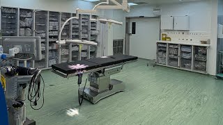 Trent cliffs hospital with everything left behind