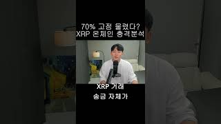 [리플 XRP] 70%가 고점에 물렸다? XRP 온체인 충격 분석 활성 주소 90% 폭락…XRP 지금 무슨 일이?