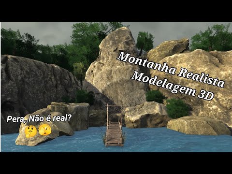 [Montanha Realista] modelada por @Firh_hugo  no prisma 3D.
