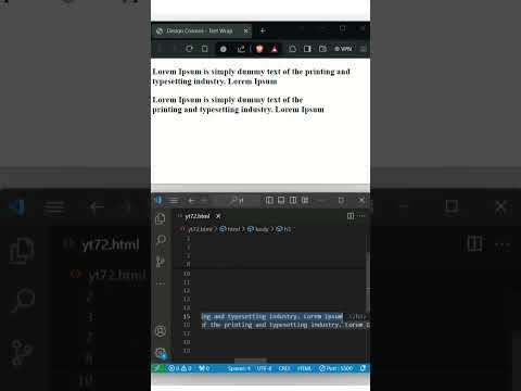 CSS Text Wrap Property! Text wrap : balance! #css