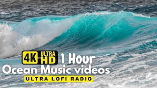 Relax and Unwind with 1 Hour of Ocean and Sky Meditation Sounds in 4K No Ads Study Music