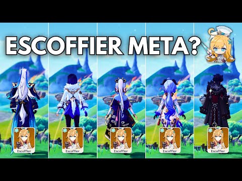 Best Teams for C0 ESCOFFIER! Ayaka or Neuvi?? [ Genshin Impact ]