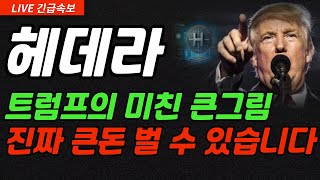 [헤데라] 트럼프의 미친 큰그림 미국계 코인 분석!  #헤데라 #헤데라코인 #헤데라전망 #헤데라대응전략 #헤데라분석 #헤데라급등 #헤데라ETF