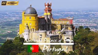 🇵🇹 Explore the National Palace of Pena , Portugal | 4K Walking Tour of a Fairytale Castle