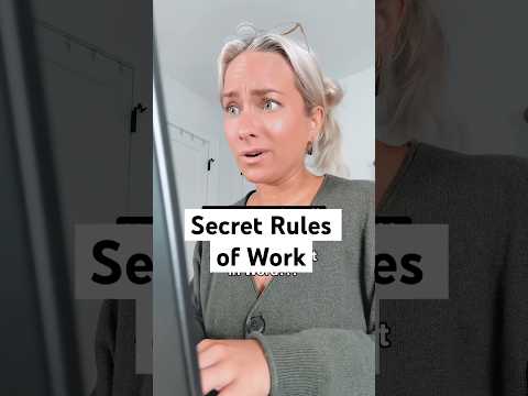 Secret rule of work 👀 iykyk #careeradvice
