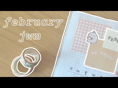 Journal with Me - February Monthly Spread 📆