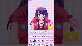 Ai hoshino cute makeover #anime #idol #game #aihoshino ⭐🌟🌈