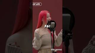 KISS OF LIFE- BELLE's Insane Live High Notes In Dingo Music #kpop #kissoflife #belle #shhh
