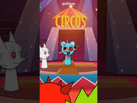 Incredibox Sprunki animation Wenda and Sky Circus #sprunki