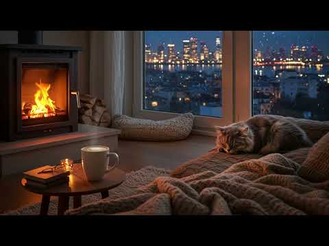 Cute Cat Piano Relaxation Night for Studying